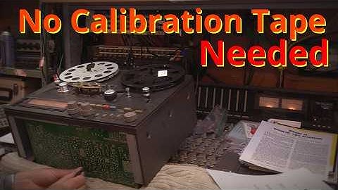 Aligning a Tape Machine Without a Calibration Tape