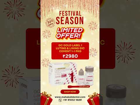 GC Gold Label 1 Luting & Lining GIC Cement Big Pack