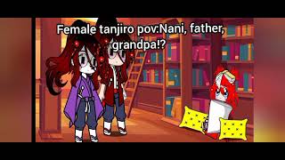 If Tanjiro into a girl? For 24 hour part 1