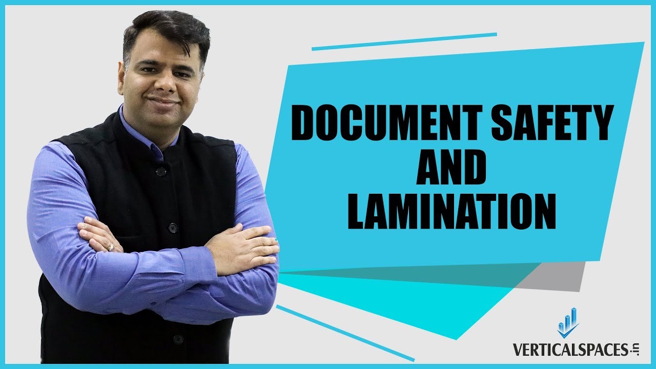 Property Documents Safety and Lamination YouTube