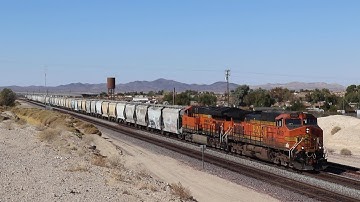 Compilation 137 BNSF Videos Needles & Cajon Sub Lots of Action