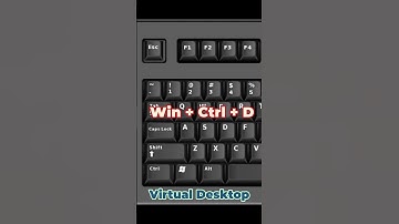 How to Add a virtual desktop in Windows 10 #shorts #shortcuts #youtubeshorts