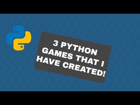 3 Python Games that I have created | Python Games - YouTube