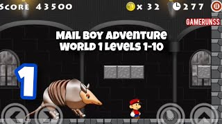 Mail Boy Adventure - Gameplay Walkthrough Android Part 1 - World 1 Levels 1-10 screenshot 3