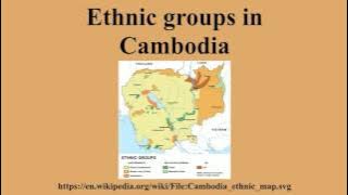 Ethnic groups in Cambodia