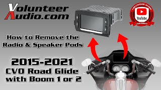 How to Remove the Radio & Speaker Pods on a 2015-2021 Harley Davidson® CVO Road Glide with Boom 1/2