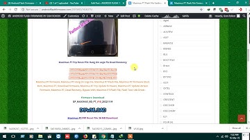 Maximus P7 Flash File Fastboot Mode Fix MT6739 8.1 Update Care Firmware