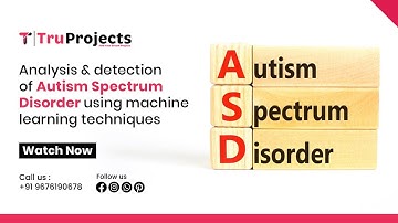 Analysis and Detection of Autism Spectrum Disorder Using Machine Learning Techniques