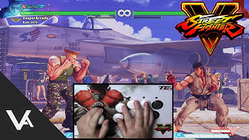 Street Fighter V Guile - How To Do Sonic Boom Or Flash Kick Into Super