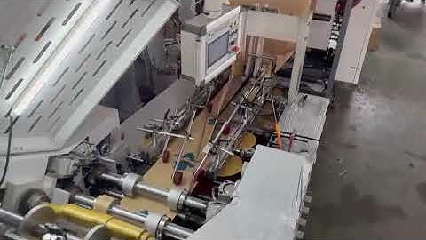 Video of Square Bottom Paper Bag Machine Online 2Colors Flexo Printer