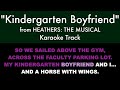 Kindergarten boyfriend from heathers the musical  karaoke track with lyrics on screen