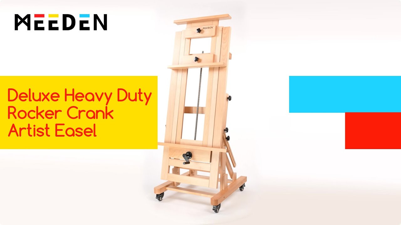 MEEDEN Adjustable Wooden Standing Easel for Kids with