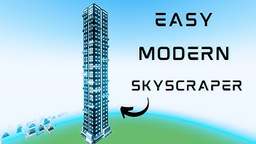 Minecraft: Easy Modern Skyscraper Tutorial