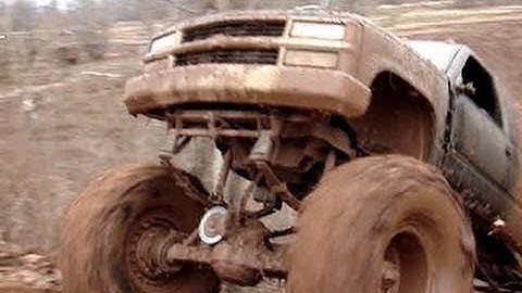 ULTIMATE HILL CLIMB - MUD TRUCKS - PART 2!! Red River Mud Bog