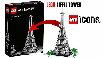 💥LEGO Eiffel Tower SET 21019 🔥 Speed Build 3D