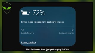 Prevent your Alienware laptop from charging to 100%