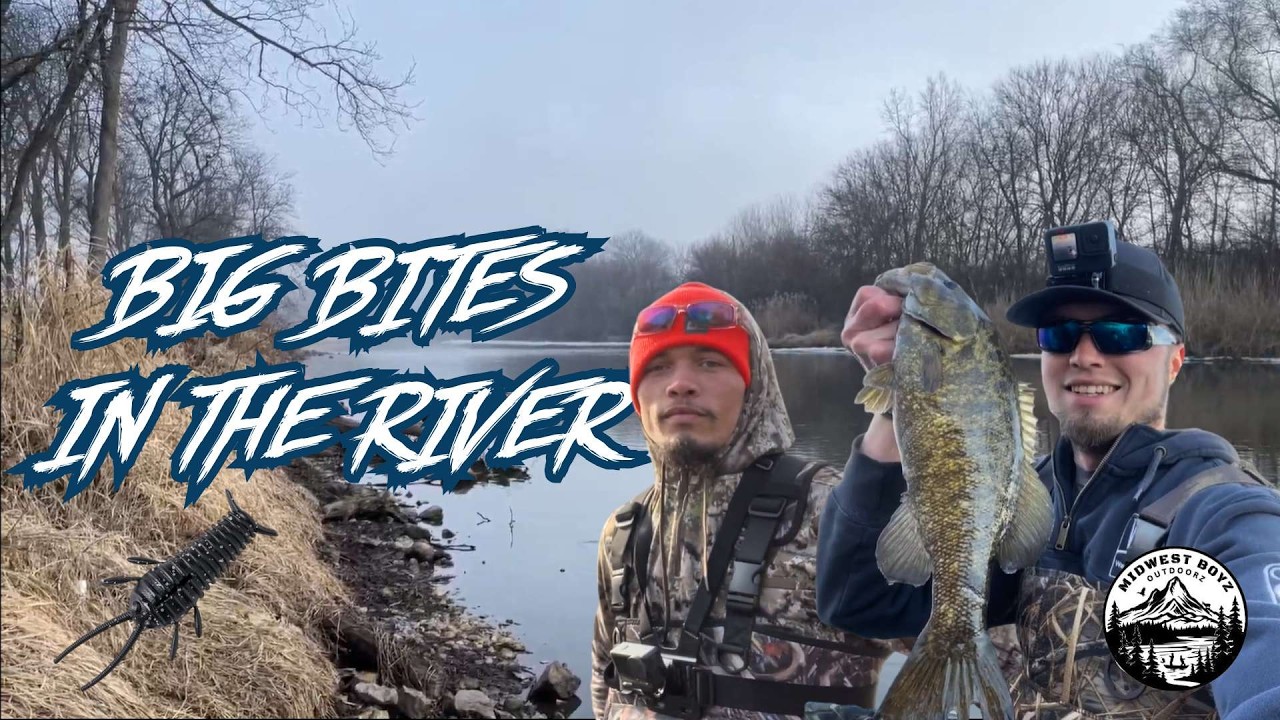 River Fishing for the FIRST Time of the Year - Big Bites!