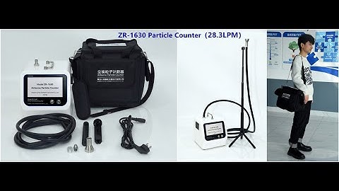 1630,1640 Airborne Particle Counter operation video