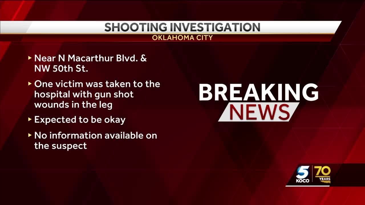 Shooting sends 1 person to hospital in northwest Oklahoma City - YouTube