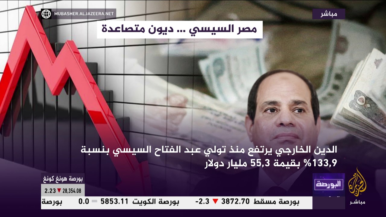 مصر السيسي .. ديون متصاعدة