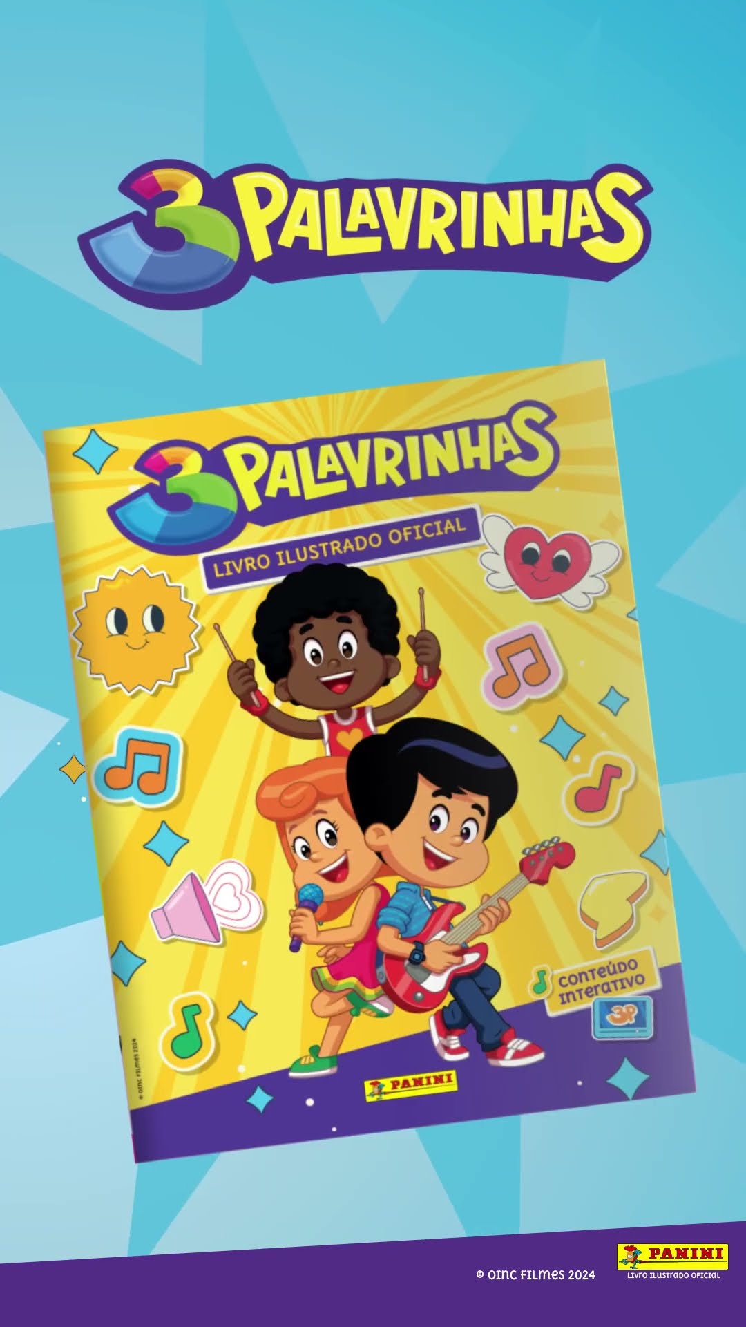 Toc, Toc, Toc, o álbum do 3 Palavrinhas está esperando por você! Garanta já o seu na nossa lojinha.