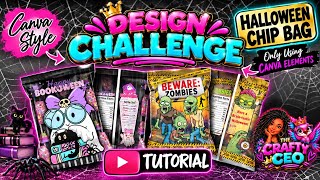 Halloween Chip Bag Design Challenge Tutorial 