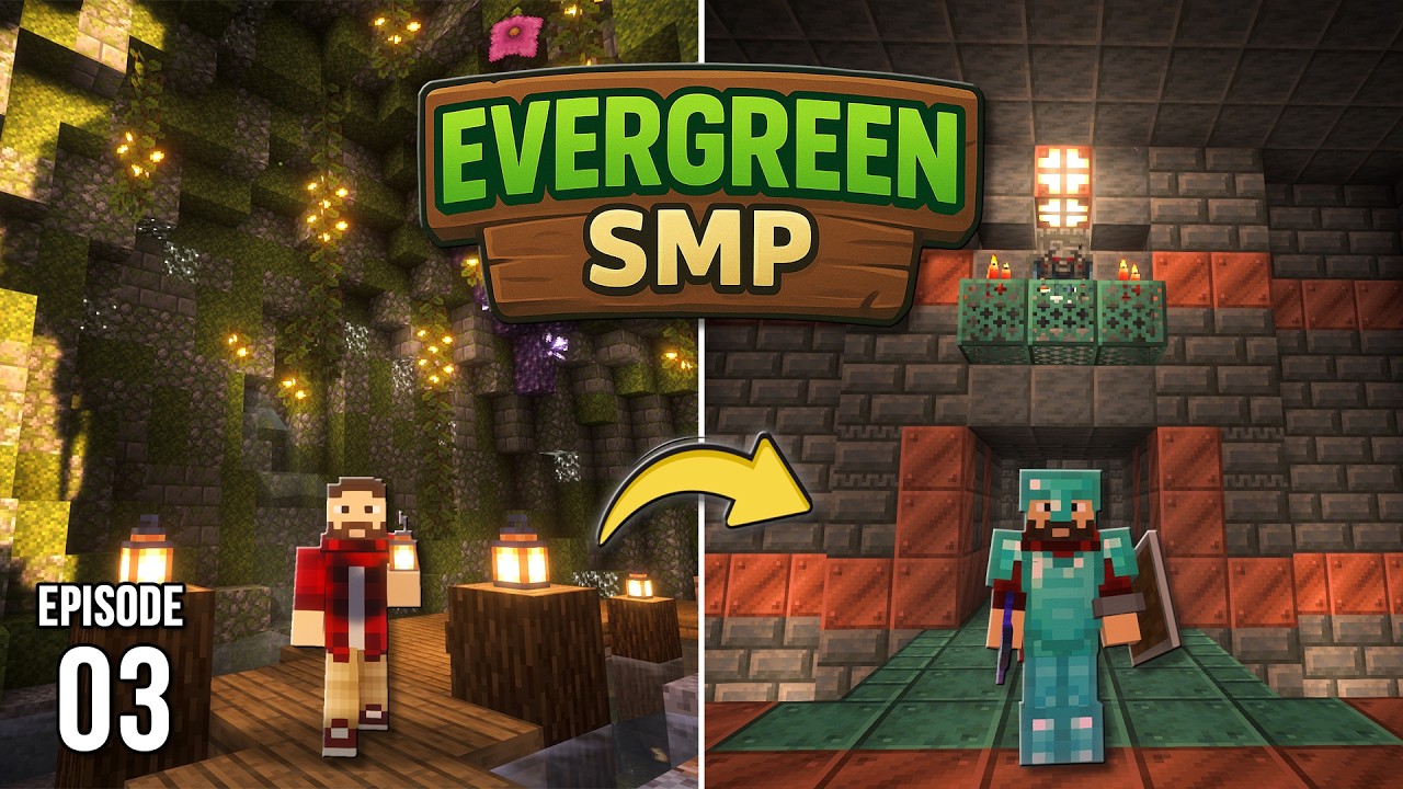 Minecraft Base Transformation & Trial Chamber Chaos | Evergreen SMP