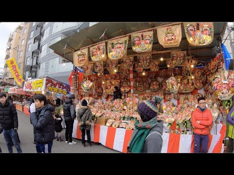 [4K] Walking of Imamiya Ebisu shrine Tokaebisu festival