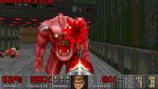 Doom Deathless (2018) E1M3: Sluice Gate UV Max Speedrun 2:07 100% Kills 100% Secrets