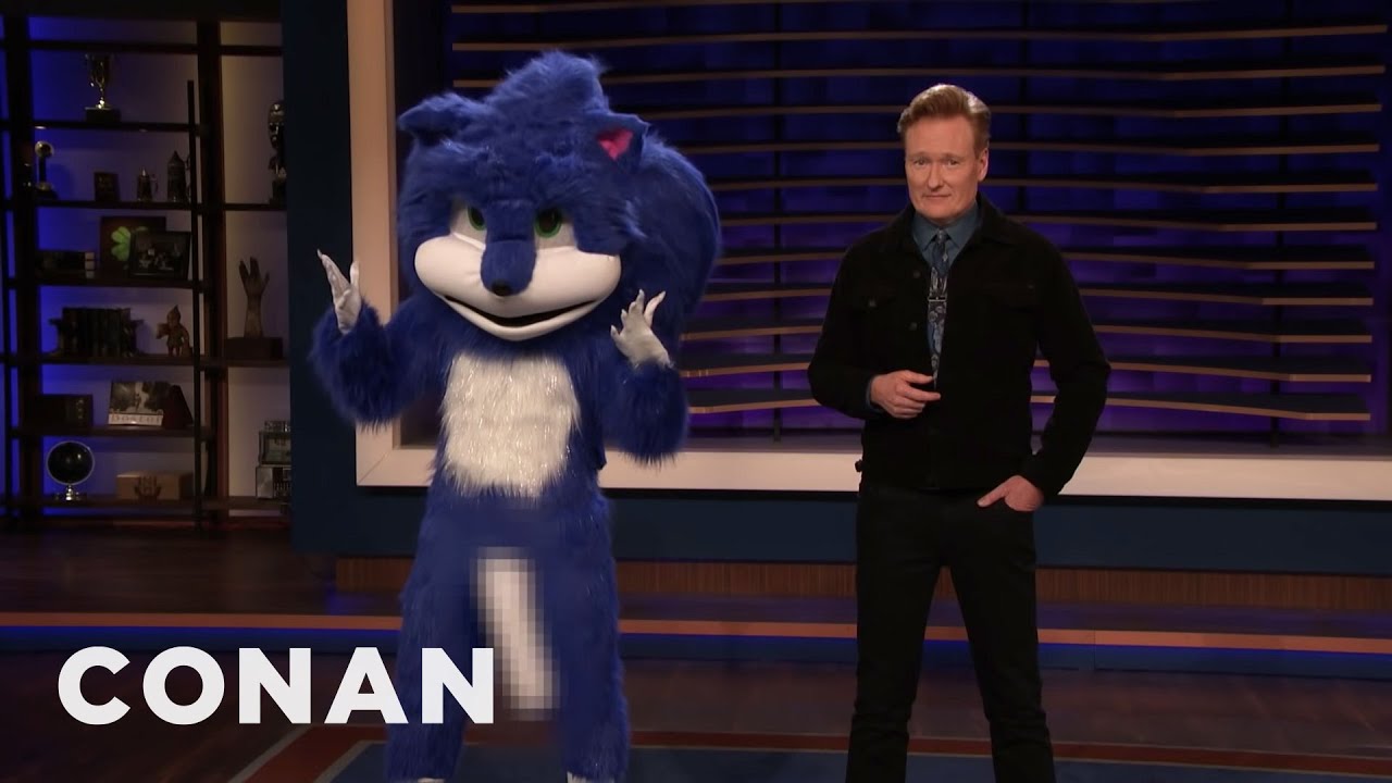 The New & Improved Sonic The Hedgehog Stops By CONAN - CONAN on TBS