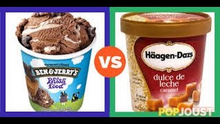 Ben and Jerry's Vs Haagen Dazs Which is healthier? (Fast Food Fight)