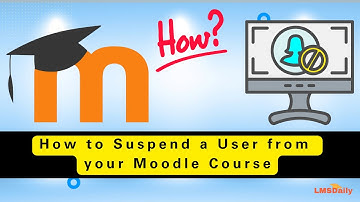 Moodle teachers - Learn how to Suspend a User from your Moodle Course #Moodle #education #elearning