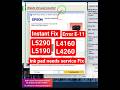 E-11 error ink pad needs service contact epson l4160 l4260 l5290 l5190 - How to fix | ink pad reset