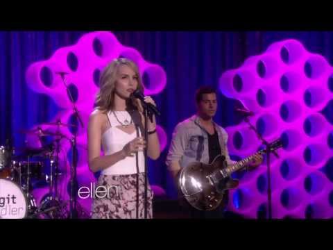 Bridgit Mendler performs Hurricane  (Ellen show)