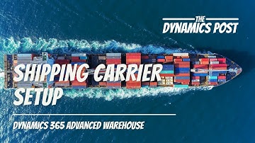 Transportation Management Shipping Carrier  and Rate Master Setup in Dynamics 365 F & O