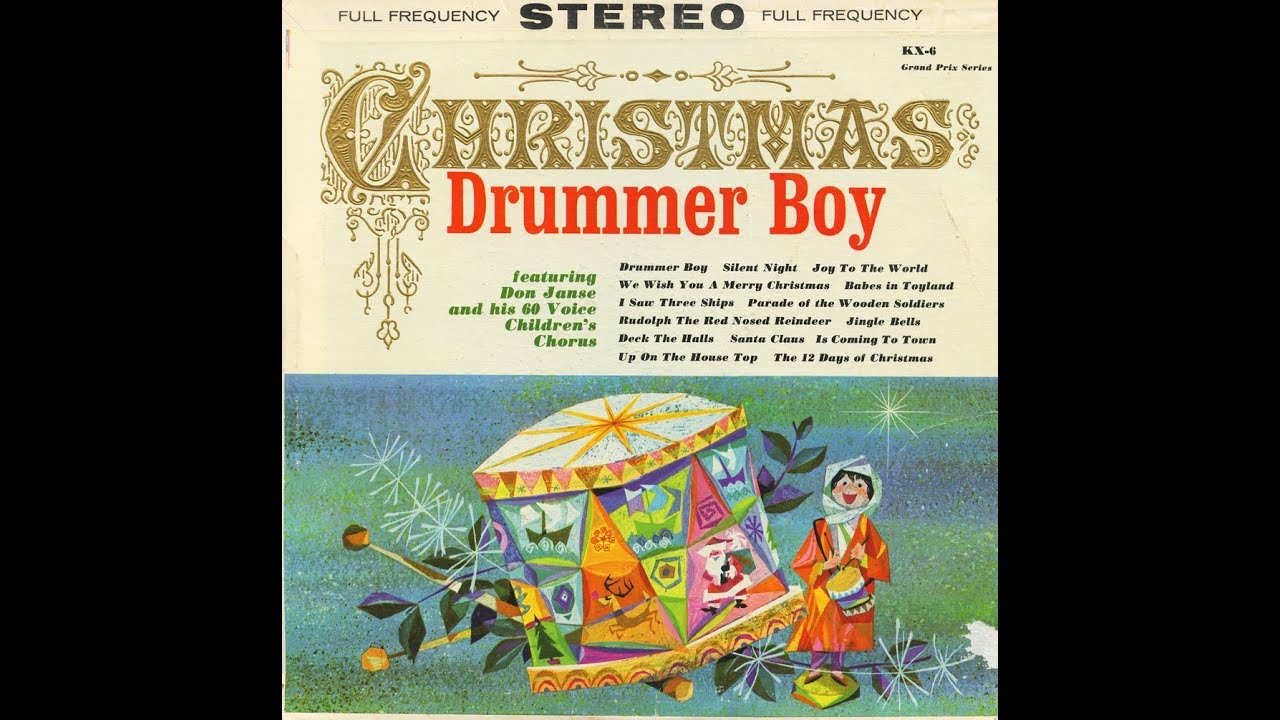 Don Janse And His 60 Voice Children's Chorus, Christmas Drummer Boy 1962 YouTube