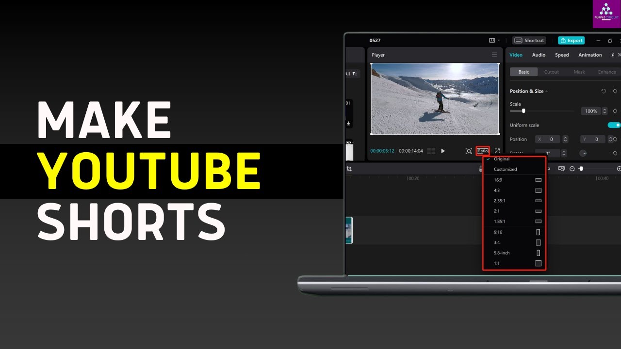 How To Make a YouTube Short on CapCut PC 2024 (Windows/Mac) - YouTube