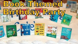 Book Themed Birthday Party