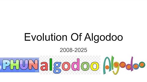 EVOLUTION OF ALGODOO 2008-2025
