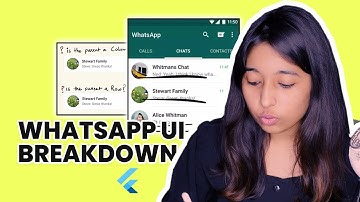 WhatsApp UI breakdown in Flutter // breakdown layouts // episode 2