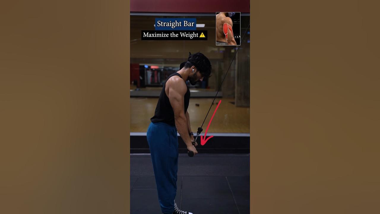 Straight Bar vs. Rope Pushdowns ⚠️ triceps YouTube