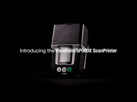 Introducing the Handheld SP500X ScanPrinter