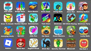 Subway Surf,Count Master 3D,Tom Time Rush,Cat Runner,PAC MAN,Fun Race 3D,Bowmasters,Save The Fish screenshot 4