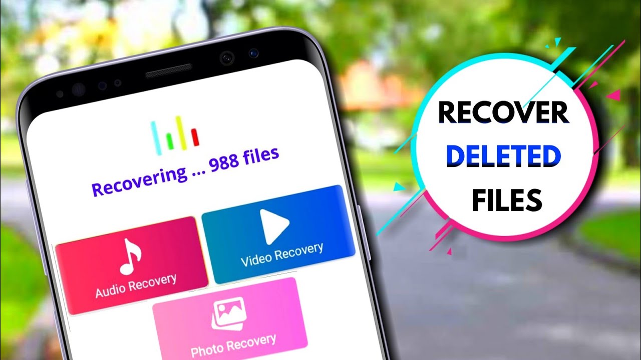 How to Recover old deleted videos and photos in android