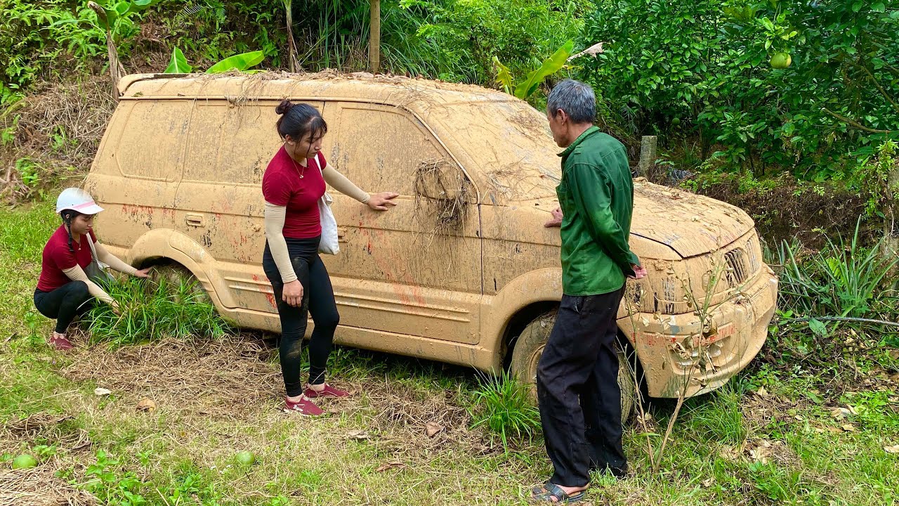 Girl Restores 2005 Mitsubishi Jolie Abandoned by Previous Owner for 20 Years - LÝ TIỂU HẰNG