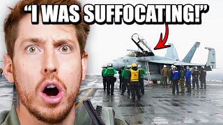 I Survived Landing On An Aircraft Carrier in a Fighter Jet @laughdailypodcast