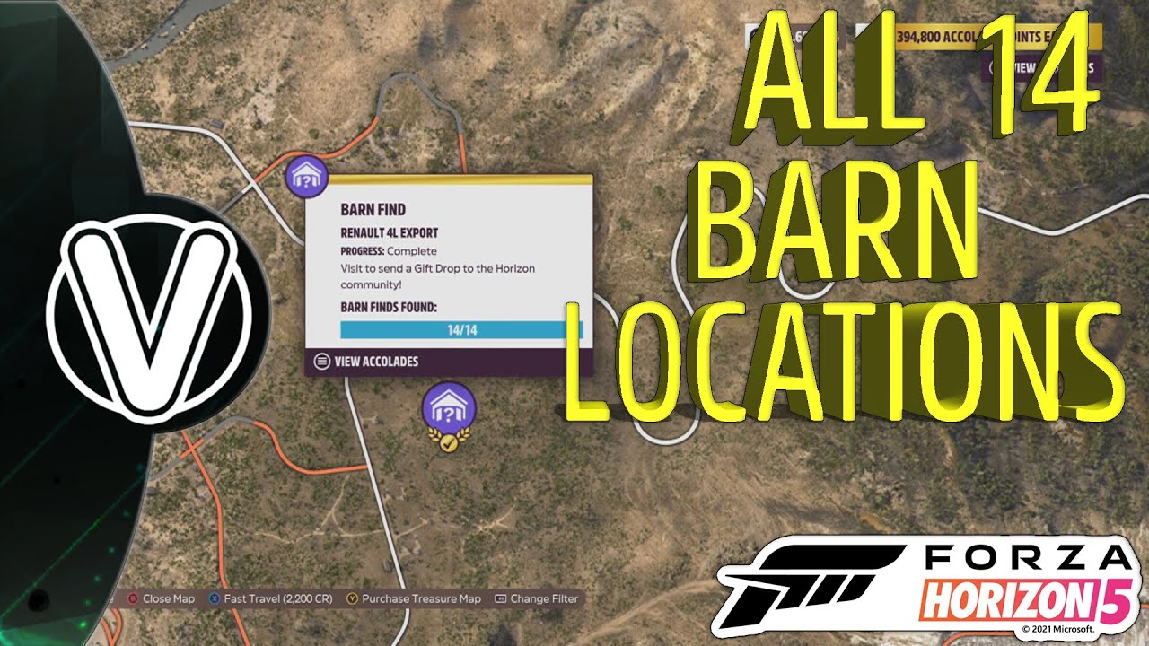 Forza Horizon 5 barn finds guide — All 14 locations