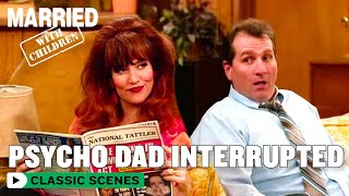 The TV Breaks While Al's Watching Psycho Dad | Married With Children