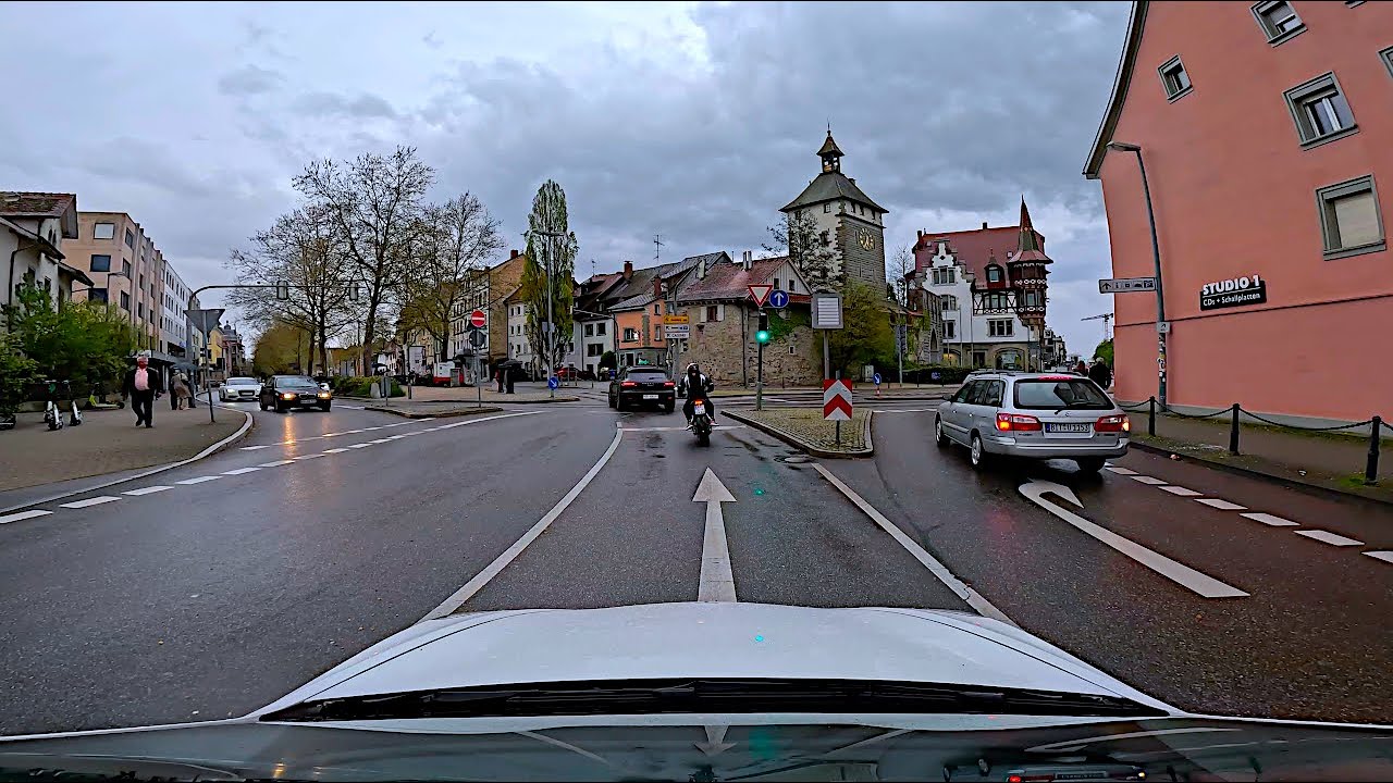 Konstanz Germany Drive Tour 4K