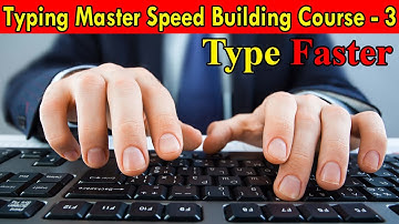 Typing Master Speed Building Course Lesson 3 | Learn how to type faster Improve Skills | IT Tactics